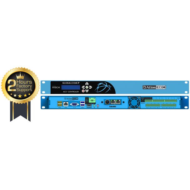 Atlas IP116-CS Announcement Control System with 16 CobraNet Message Channels