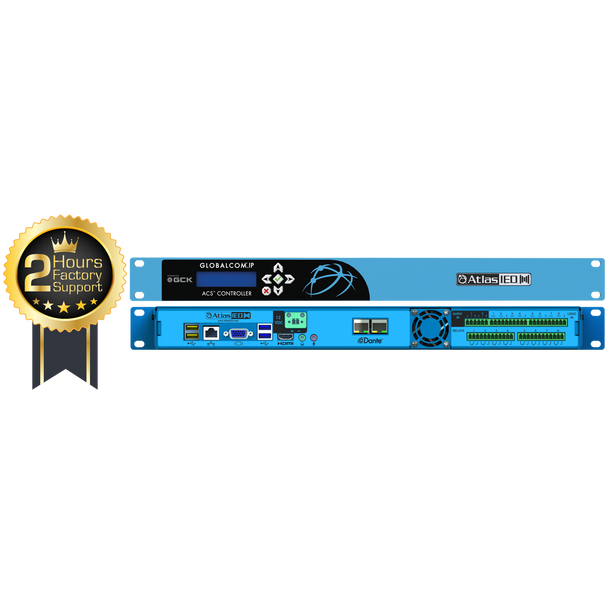 Atlas IP116-D-CS Announcement Control System with 16 Dante Message Channels