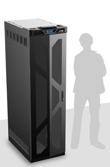 Atlas TT40-35V Texas Tough 40RU 35inch Deep Rack with Perforated Door