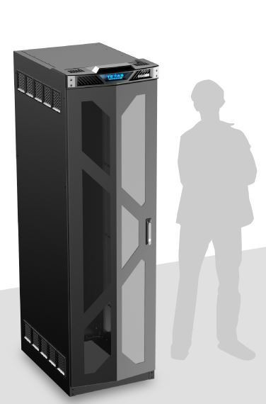 Atlas TT40-30P Texas Tough 40RU 30inch Deep Rack with Acrylic Door