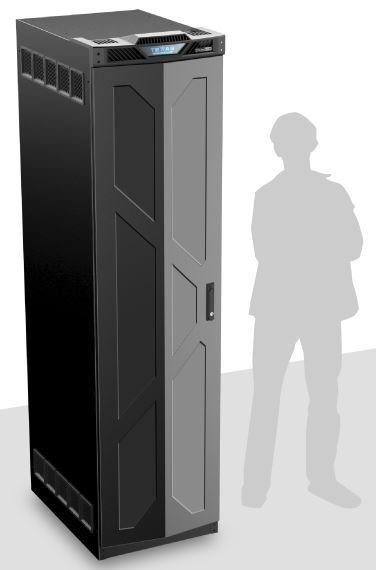 Atlas TT45-30S Texas Tough 45RU 30inch Deep Rack with Solid Door