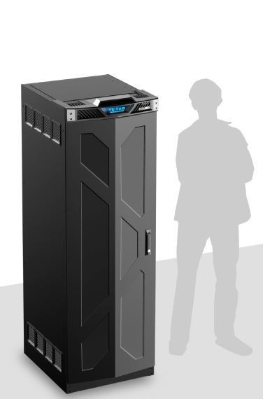 Atlas TT35-25S Texas Tough 35RU 25inch Deep Rack with Solid Door