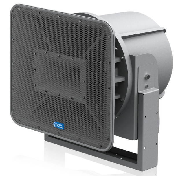 Atlas AH94-12T-BSG 12inch 2-way Stadium Horn System 90 degree x 40 degree, Battle Ship Grey