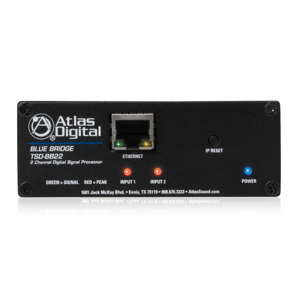 Atlas TSD-BB22 2 Input x 2 Output - Networkable DSP Device