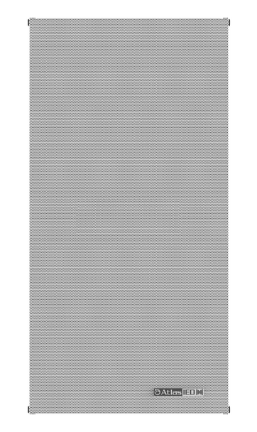 Atlas IP-12SYSM PoE+ Indoor 1ft x 2ft Suspended Ceiling Mount IP Speaker with Talkback Microphone