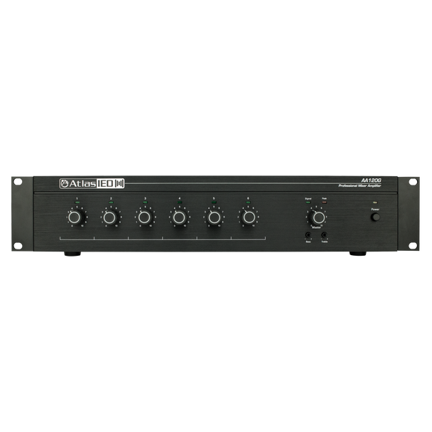 Atlas AA120G 6-Input, 120-Watt Mixer Amplifier