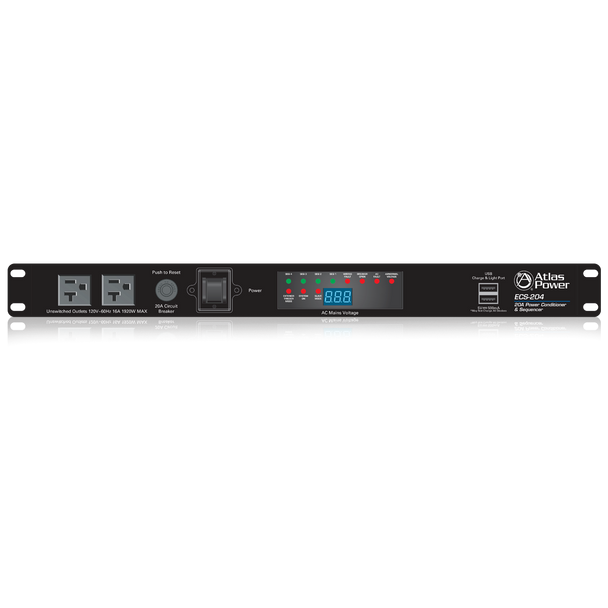 Atlas ECS-204 20A Power Conditioner & Sequencer