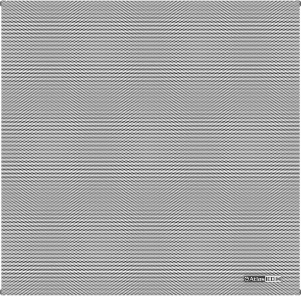 Atlas DA-22SYS Indoor 2x2 Foot Suspended Ceiling Mount Dante PoE IP Speaker