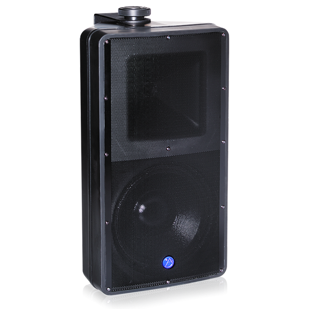 Atlas SM82TEN-B 8 2-Way All Weather Speaker with 60-Watt 70V/100V Transformer in Black