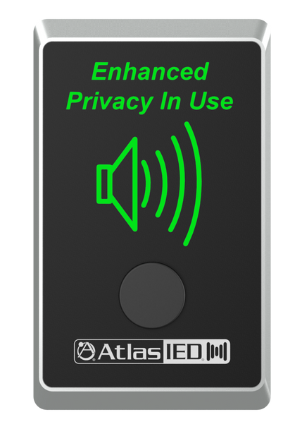 Atlas Z-SIGN Wireless Enhanced Sound Masking Activation Sign for Z2-B and Z4-B