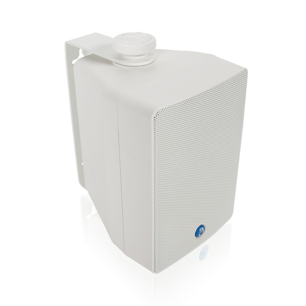 Atlas SM42TEN-WH 4inch 2-Way All Weather Speaker with 16-Watt 70V/100V Transformer in White