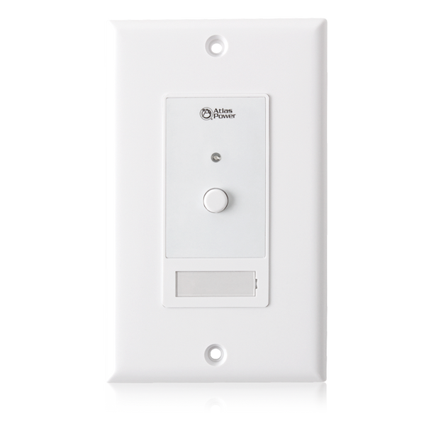 Atlas WPD-SWCC Wall Plate Push Button Switch, Hard Contact Closure