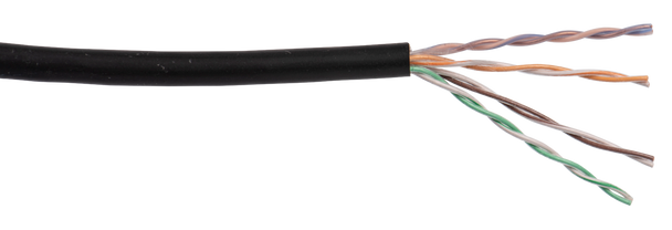 Liberty Cable 24-4P-L5-EN-VIO-RAN Violet Category 5e U/UTP EN Series 24 AWG 4-Pair Unshielded Cable Reel