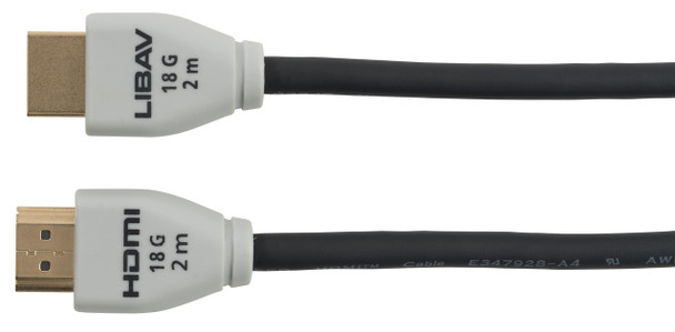 Liberty Cable ZG-H02M 6.56ft Zero-G Series Super Flexible High Speed HDMI Cable Series