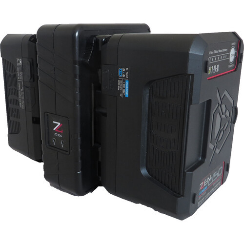 IDX ZC-2C150G Dual-Channel Li-Ion Battery Charger and 2 x ZEN-C150G Battery Kit