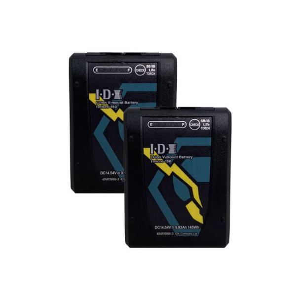 IDX M150VPK Imicro-150 (2x) & Small Rig V-Mount Plate