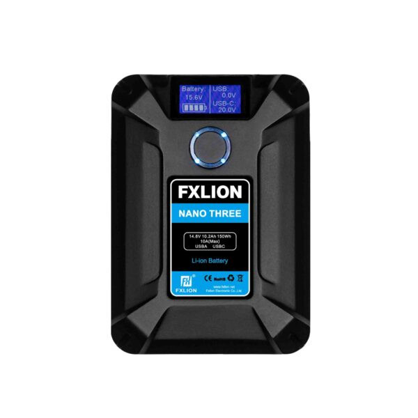 FXLion NANO 3 Nano 3 14.8V / 150Wh V-Mount Battery with USB C and DTAP