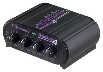 ART HEADAMP4 4 CHANNEL HEADPHONE AMPLIFIER