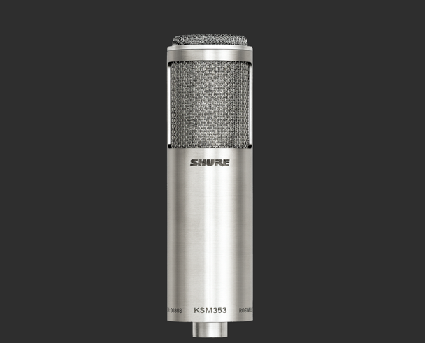 Shure KSM353/ED Premier Bi-Directional Ribbon Microphone with Roswellite Ribbon Technology