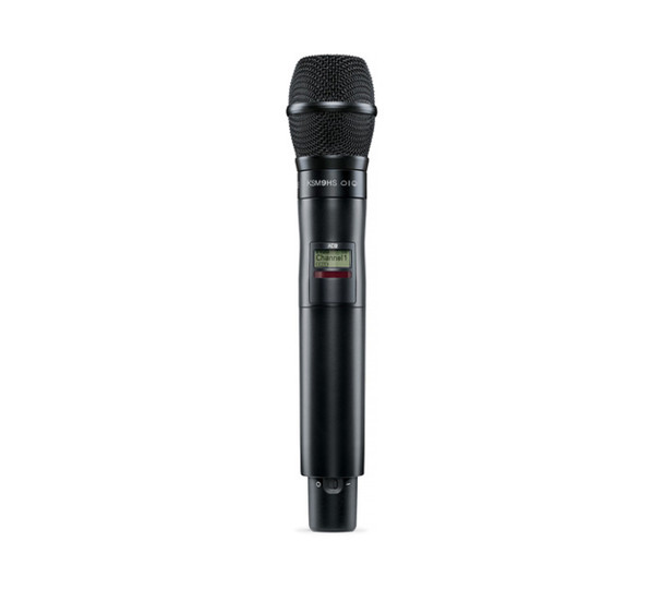 Shure AD2/K9HSB-X55 Axient Digital Handheld Transmitter with KSM9HSB Mic Capsule, Black