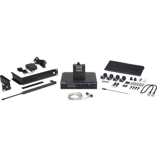 Shure P9TRA+425CL-H21 Wireless Personal Monitor System with SE425-CL Earphones (Clear, H21: 542 to 578 MHz)