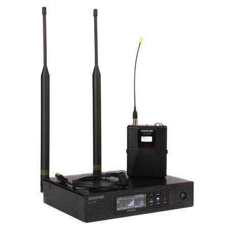 Shure QLXD14/84-J50A Lavalier Wireless Microphone System, Includes QLXD4 Receiver