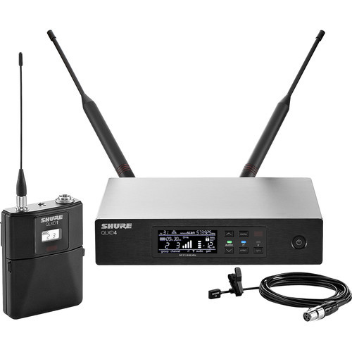 Shure QLXD14/93-V50 VHF Lavalier Wireless Microphone System (V50: 174 to 216 MHz) B
