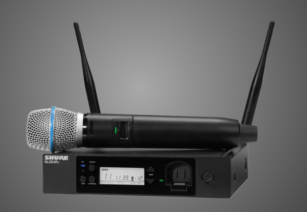 Shure GLXD24R+/B87A-Z3 Plus Vocal System with BETA87A