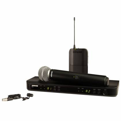 Shure BLX1288/W85-H9 Wireless Combo System with SM58 Handheld and WL185 Lavalier