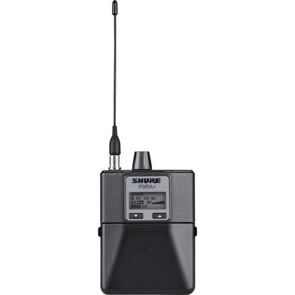 Shure P9RA+-H21 Wireless Bodypack Receiver for PSM 900 In-Ear Personal Monitoring System (H21: 542 to 578 MHz)