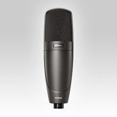 Shure KSM32/CG Cardioid Studio Condenser MicrophoneStage Model (Charcoal Gray)