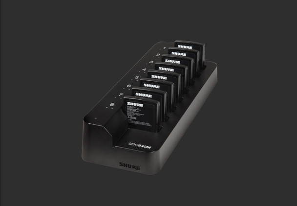 Shure SBC840M-US 8-Bay Networked Battery-Only Tray Charger (SB910M)
