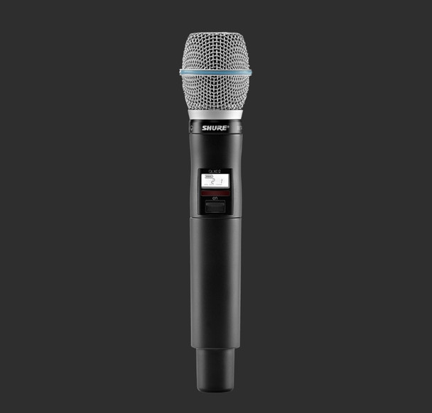Shure QLXD2/B87A-X52 QLX-D Series Digital Wireless Handheld Transmitter with Beta 87A Microphone