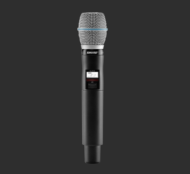 Shure QLXD2/B87C-J50A QLX-D Series Digital Wireless Handheld Transmitter with Beta 87C Microphone