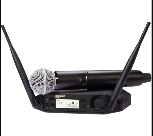 Shure GLXD24+/SM58-Z3 Dual-Band Digital Wireless Microphone System w/ SM58