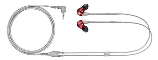 Shure SE535LTD Triple-Driver Sound Isolating Earphones with Detachable Cable - Red (Special Edition)