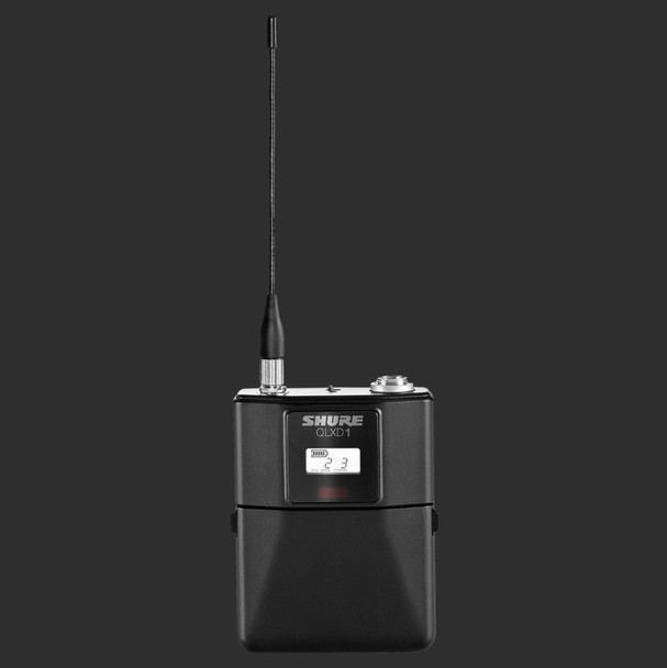Shure QLXD1-X52 Series Digital Wireless Bodypack Transmitter X52 (902 MHz 928 MHz)