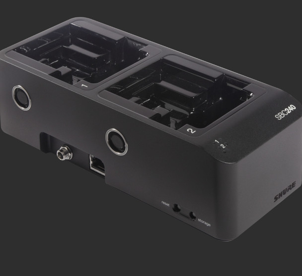 Shure SBC240 2 Bay Networked Docking Charger - No Power Supply