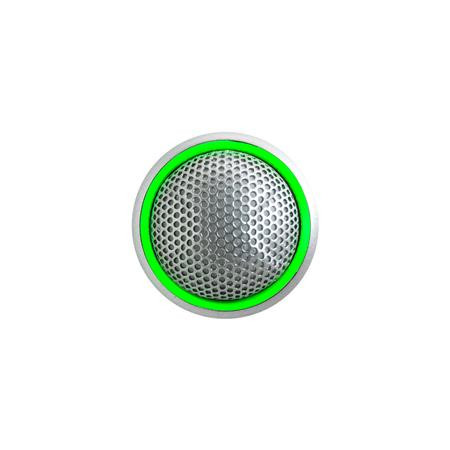 Shure MX395AL/BI-LED Microflex Bidirectional Condenser Low Profile Boundary Microphone