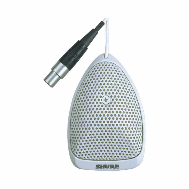 Shure MX391W-A/S Supercardioid Boundary Microphone - White