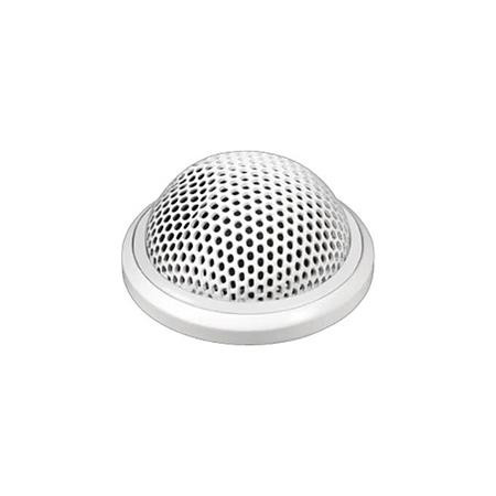 Shure MX395W/C Microflex Cardioid Condenser Low Profile Boundary Microphone with 3-Pin XLR Connector, White