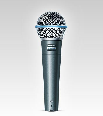 Shure BETA 58A Supercardioid Dynamic with High Output Neodymium Element, for Vocal and Instrument Applications