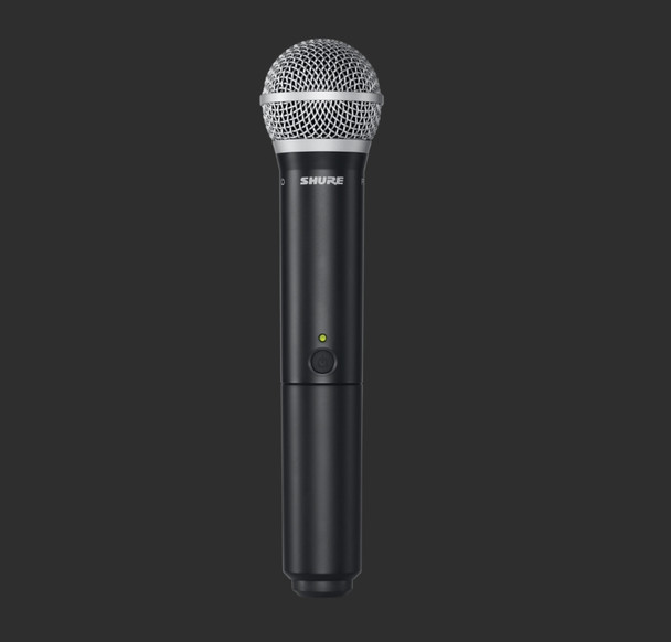 Shure BLX2/PG58-H10 BLX Series Wireless Handheld Transmitter with PG58 Microphone H10 (542 - 572 MHz)