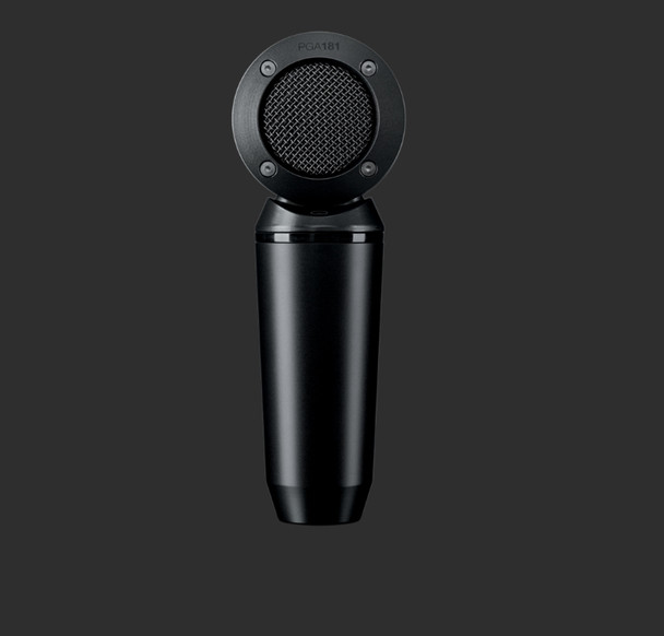 Shure PGA181-LC Cardioid Condenser Side-Address Microphone, No Cable