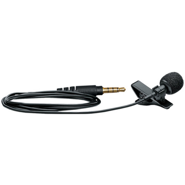 Shure MVL-3.5MM MOTIV MVL Omnidirectional Lavalier Microphone for Smartphones and Tablets