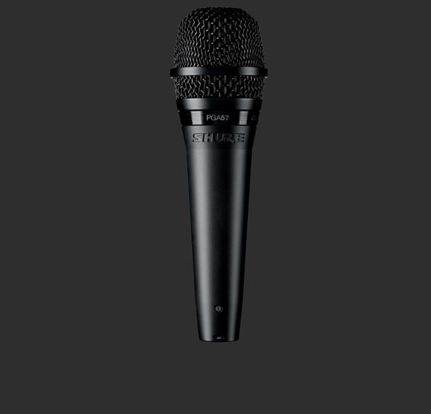 Shure PGA57-XLR Cardioid Dynamic Instrument Microphone with 15ft XLR Cable