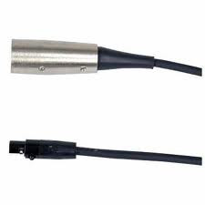 Shure C129 12ft Cable, 3-Pin Mini Connector (TA3F) to Male XLR, Used with MX393