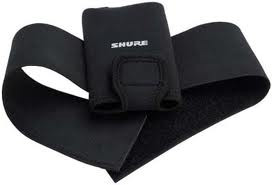 Shure WA580B Black Neoprene pouch for UR1 Bodypack Transmitter and UR1M Micro-Bodypack Transmitter