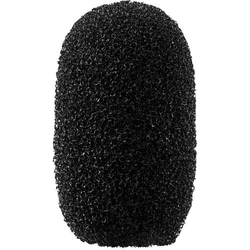 Shure RPMDL4WS/B Foam Windscreen for DL4 and DH5 DuraPlex Microphones (5-Pack), Black