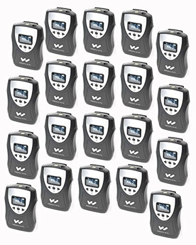 Williams AV PPA R38-20 20 Pack FM receiver bundle EAR 022 Surround Earphones & Batteries QTY 20